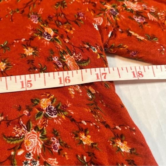 Chelsea & Violet XS Floral Boho Tie sleeves Feminine Top Romantic Bohemian NWT - Picture 10 of 10